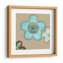 Pop Flores En Azul II - June Erica Vess | Cuadro decorativo de Canvas Lab