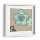 Pop Flores En Azul II - June Erica Vess | Cuadro decorativo de Canvas Lab