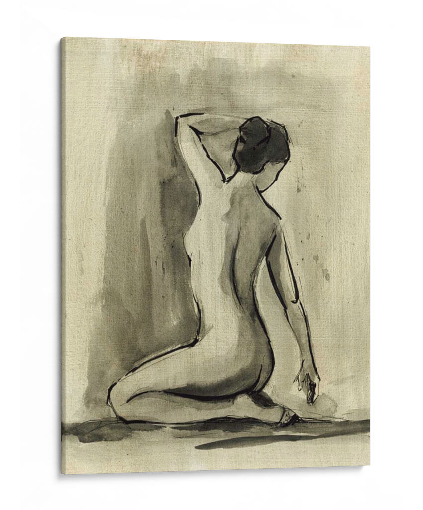 Sumi-E Figura I - Ethan Harper | Cuadro decorativo de Canvas Lab