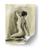 Sumi-E Figura I - Ethan Harper | Cuadro decorativo de Canvas Lab