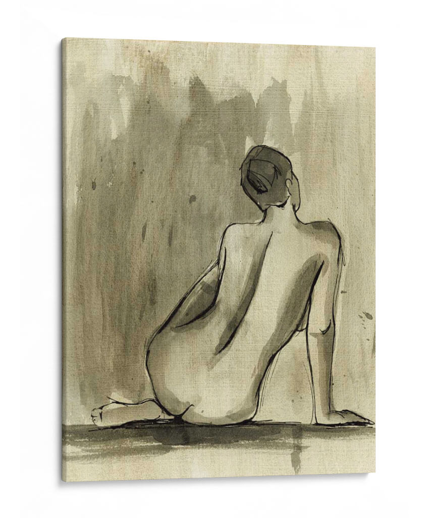 Sumi-E Figura II - Ethan Harper | Cuadro decorativo de Canvas Lab