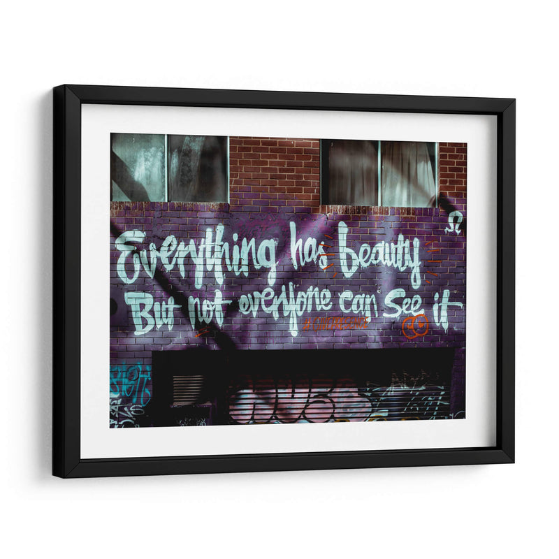 Everything has beauty | Cuadro decorativo de Canvas Lab
