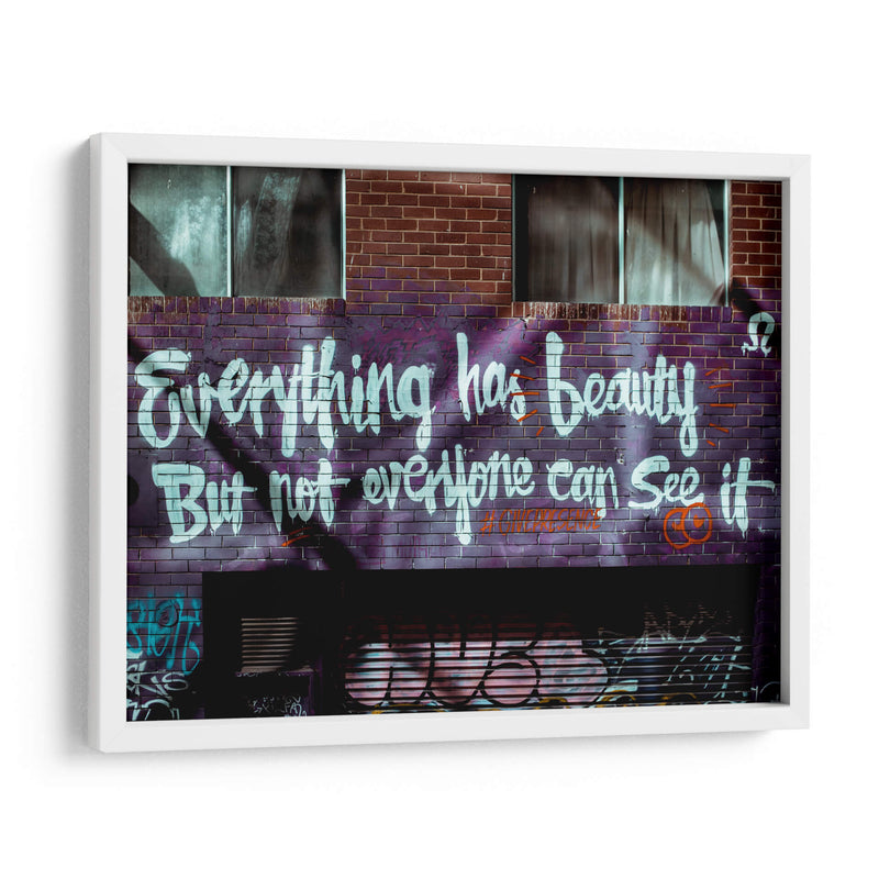 Everything has beauty | Cuadro decorativo de Canvas Lab