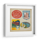 Collage Del VIaje Del VIntage I - Vision Studio | Cuadro decorativo de Canvas Lab