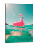 Flamingo inflable | Cuadro decorativo de Canvas Lab