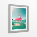 Flamingo inflable | Cuadro decorativo de Canvas Lab