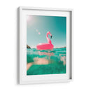 Flamingo inflable | Cuadro decorativo de Canvas Lab