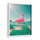 Flamingo inflable | Cuadro decorativo de Canvas Lab