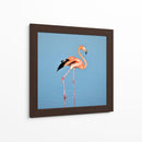 Flamingo solitario | Cuadro decorativo de Canvas Lab