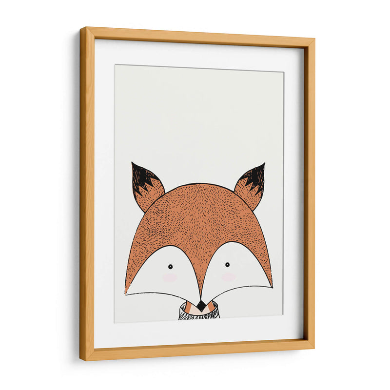 Fox doodle | Cuadro decorativo de Canvas Lab