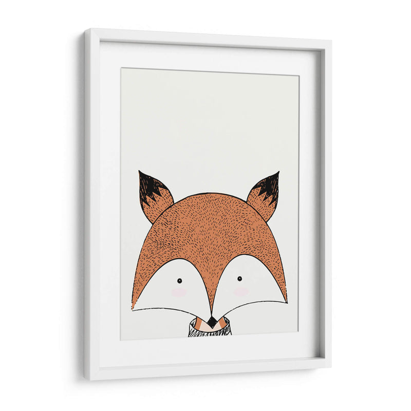 Fox doodle | Cuadro decorativo de Canvas Lab