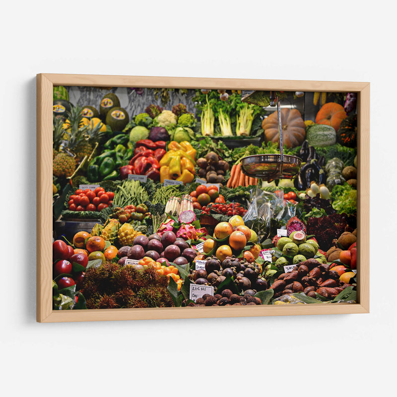 Frescura del mercado | Cuadro decorativo de Canvas Lab