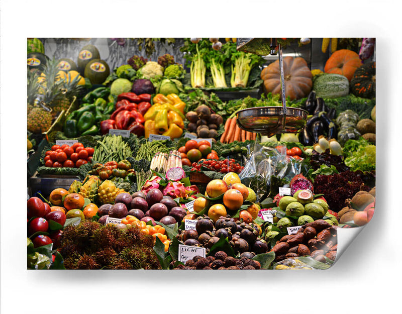 Frescura del mercado | Cuadro decorativo de Canvas Lab