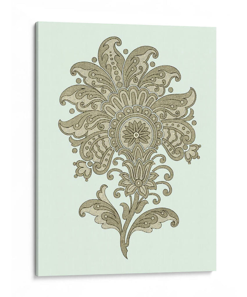 Celadon Floral Motif III - Vision Studio | Cuadro decorativo de Canvas Lab