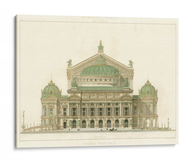 Opera De París II - Duchampt | Cuadro decorativo de Canvas Lab