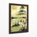Viendo Flores Del Ciruelo En La Luz De La Luna - Nan Rae | Cuadro decorativo de Canvas Lab