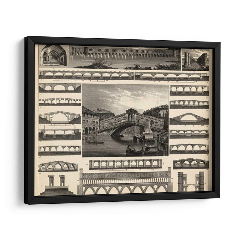 Antique City II Plan - Vision Studio | Cuadro decorativo de Canvas Lab