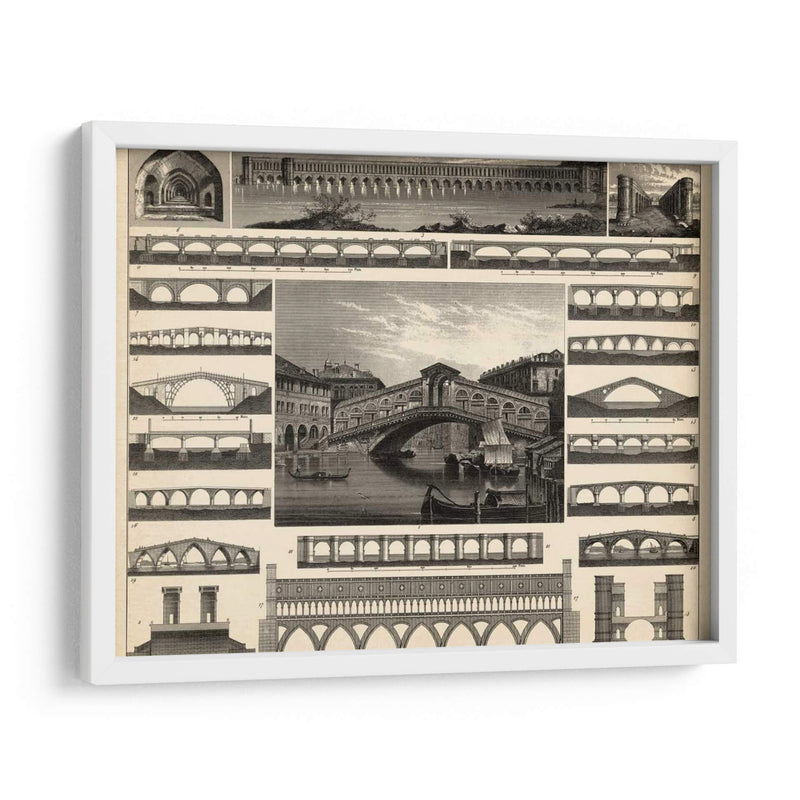 Antique City II Plan - Vision Studio | Cuadro decorativo de Canvas Lab