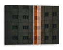 Edificio terracota iluminado | Cuadro decorativo de Canvas Lab