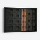 Edificio terracota iluminado | Cuadro decorativo de Canvas Lab