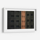 Edificio terracota iluminado | Cuadro decorativo de Canvas Lab