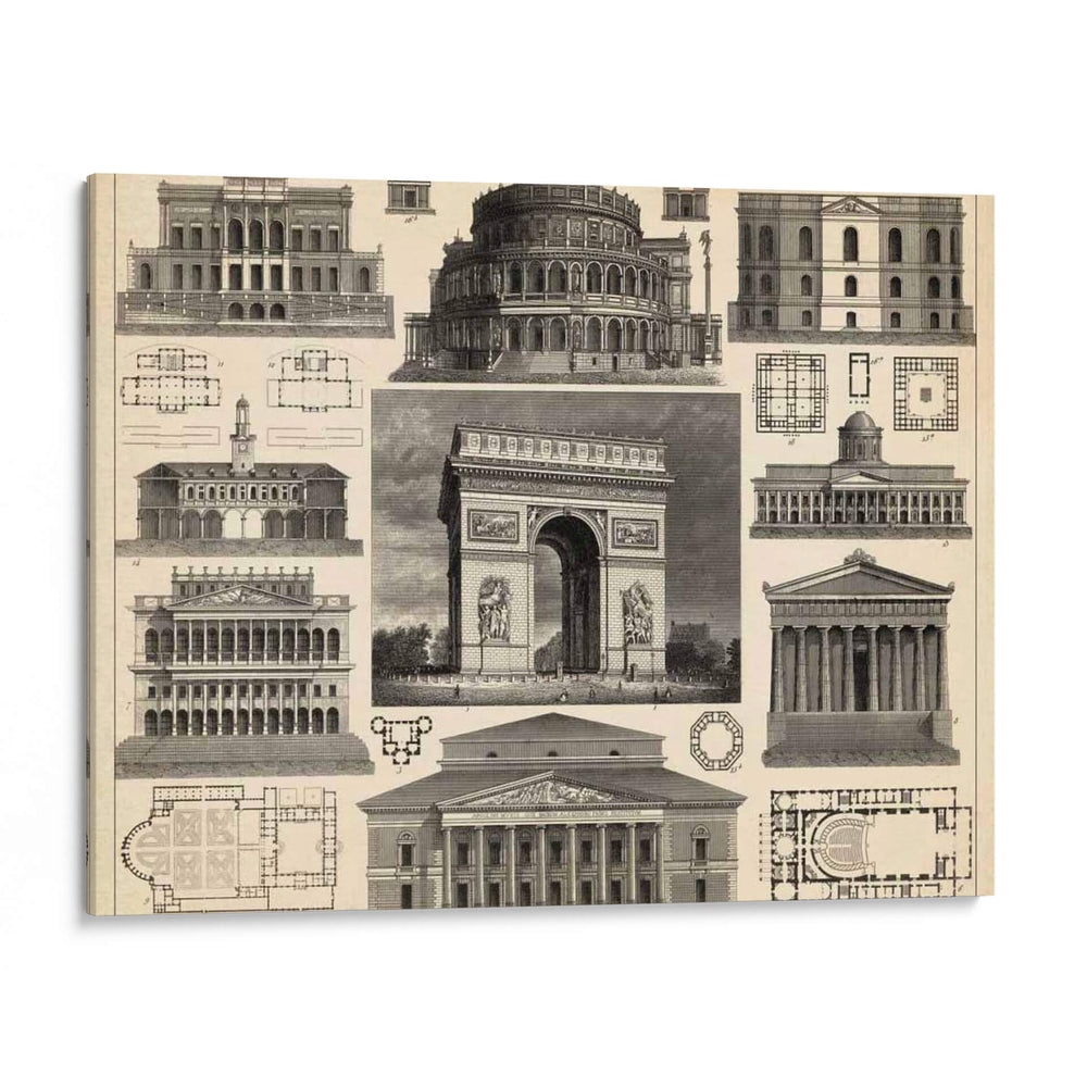 Antiguo De La Ciudad IV Plan - Vision Studio | Cuadro decorativo de Canvas Lab
