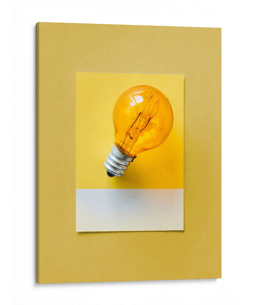 Idea amarilla | Cuadro decorativo de Canvas Lab