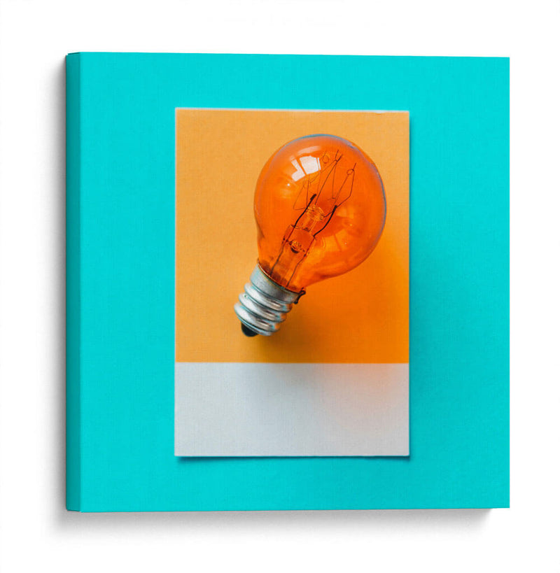 Idea anaranjada | Cuadro decorativo de Canvas Lab
