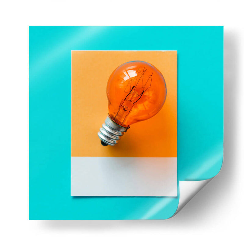 Idea anaranjada | Cuadro decorativo de Canvas Lab