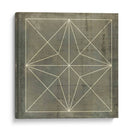 Geométrica Blueprint I - Vision Studio | Cuadro decorativo de Canvas Lab