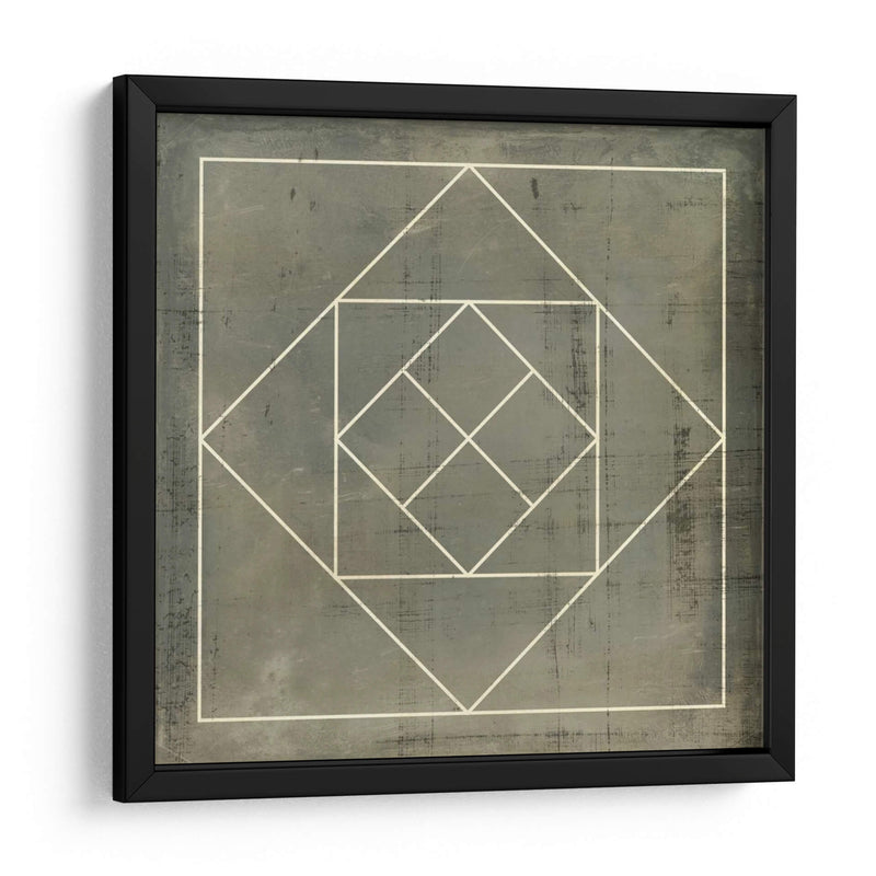 Geométricos Blueprint V - Vision Studio | Cuadro decorativo de Canvas Lab