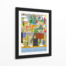 El aeropuerto de Londres | Cuadro decorativo de Canvas Lab