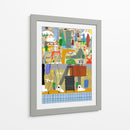 El aeropuerto de Londres | Cuadro decorativo de Canvas Lab