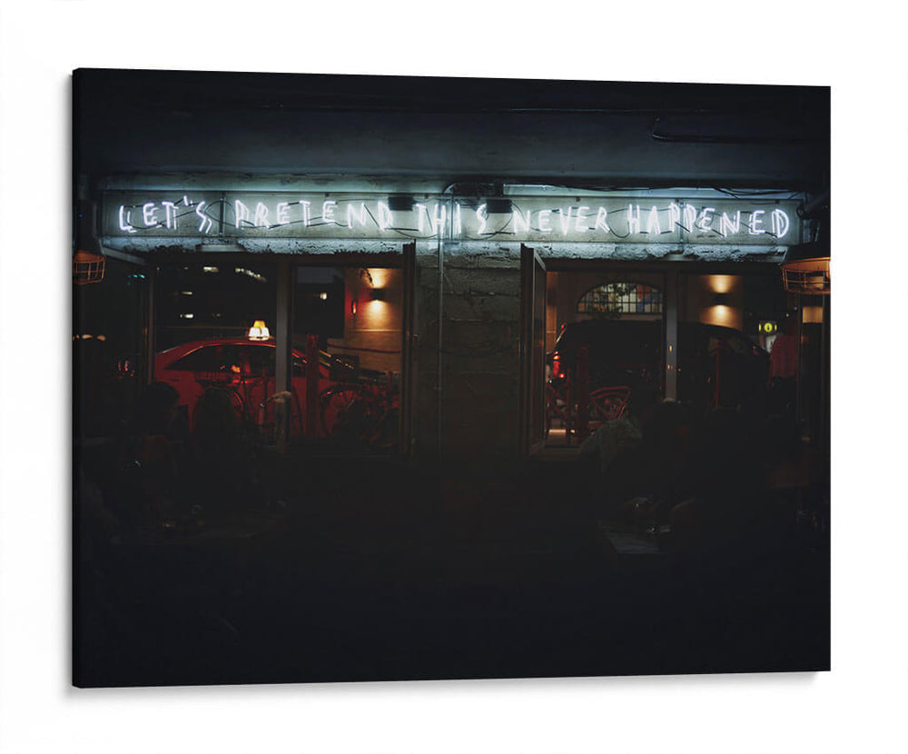 It never happened | Cuadro decorativo de Canvas Lab