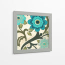 Peacock Flores II - June Erica Vess | Cuadro decorativo de Canvas Lab