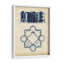 Blueprint De Arquitectura II - Andrew Cook George | Cuadro decorativo de Canvas Lab