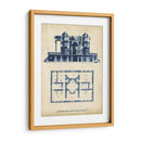 Blueprint Architectural III - Andrew Cook George | Cuadro decorativo de Canvas Lab