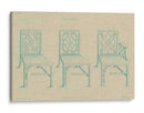 Sillas De Chippendale Chino I - Vision Studio | Cuadro decorativo de Canvas Lab