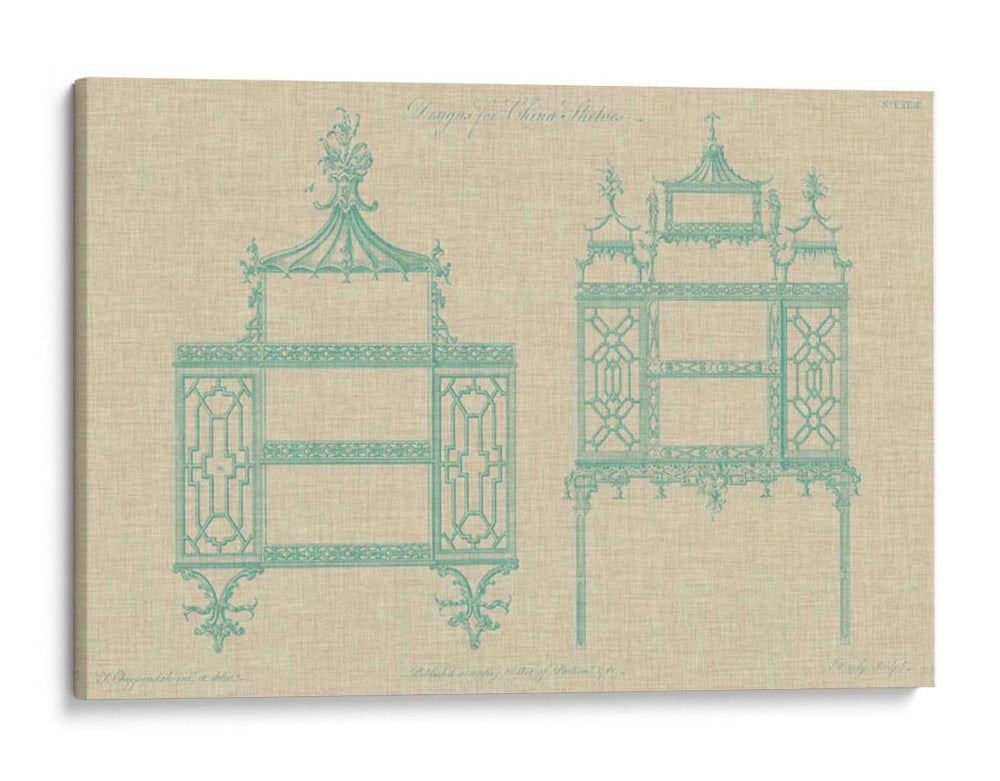Chippendale Chino Gabinete II - Vision Studio | Cuadro decorativo de Canvas Lab