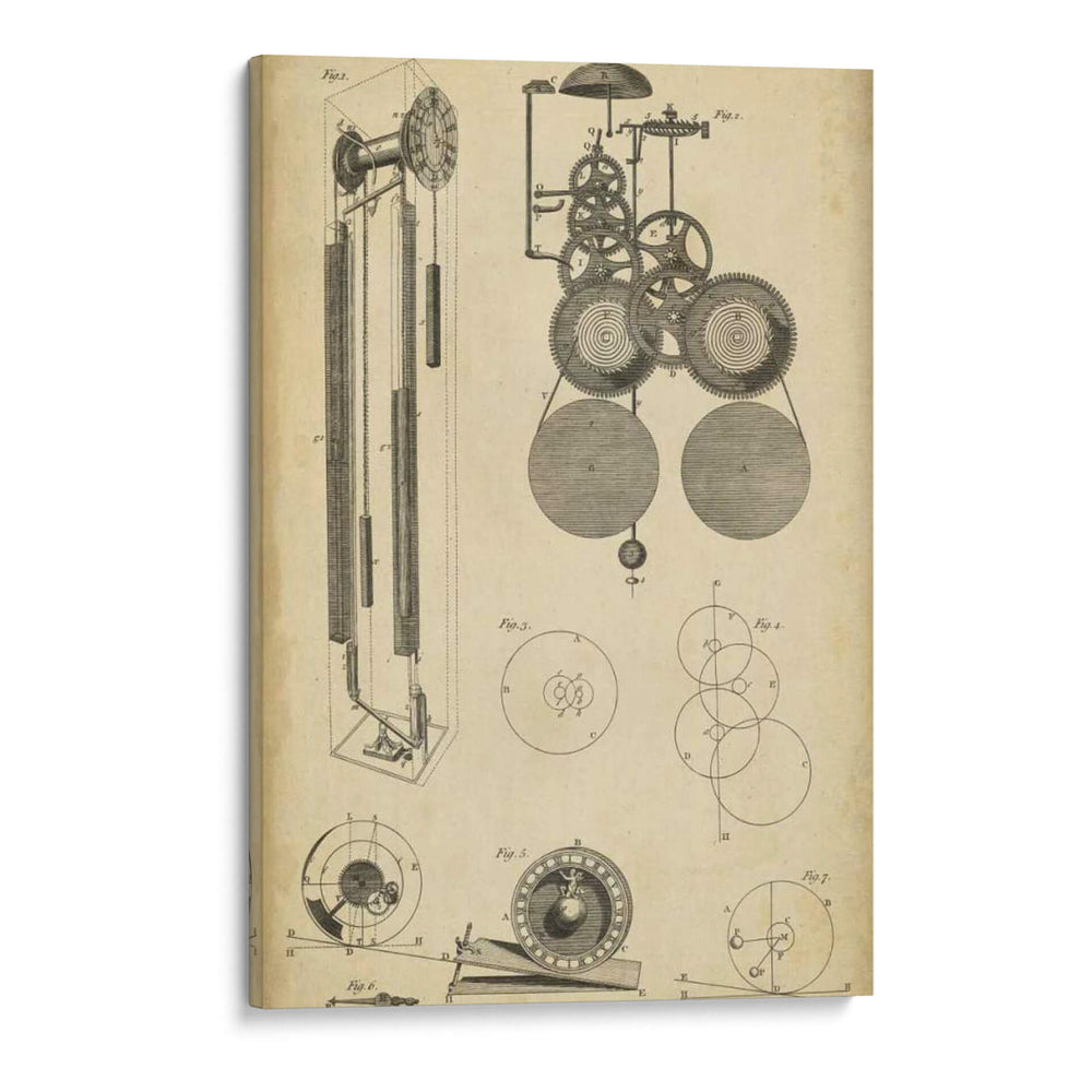 Mecanismos II - Chambers | Cuadro decorativo de Canvas Lab