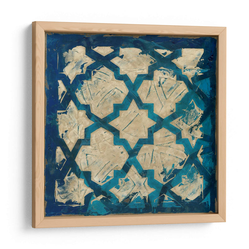 Stained Glass I Indigo - Megan Meagher | Cuadro decorativo de Canvas Lab