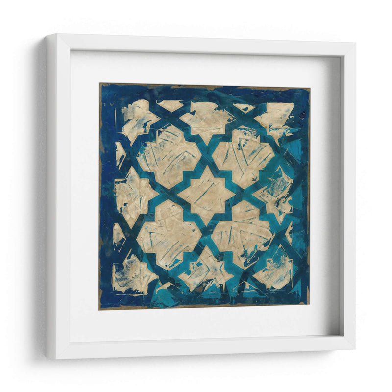 Stained Glass I Indigo - Megan Meagher | Cuadro decorativo de Canvas Lab