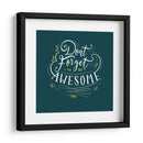 Be Awesome | Cuadro decorativo de Canvas Lab