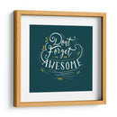 Be Awesome | Cuadro decorativo de Canvas Lab