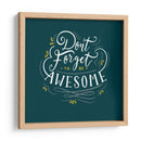 Be Awesome | Cuadro decorativo de Canvas Lab