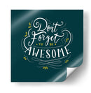 Be Awesome | Cuadro decorativo de Canvas Lab