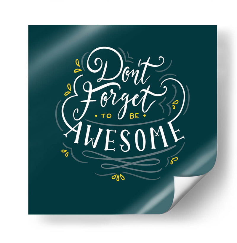 Be Awesome | Cuadro decorativo de Canvas Lab