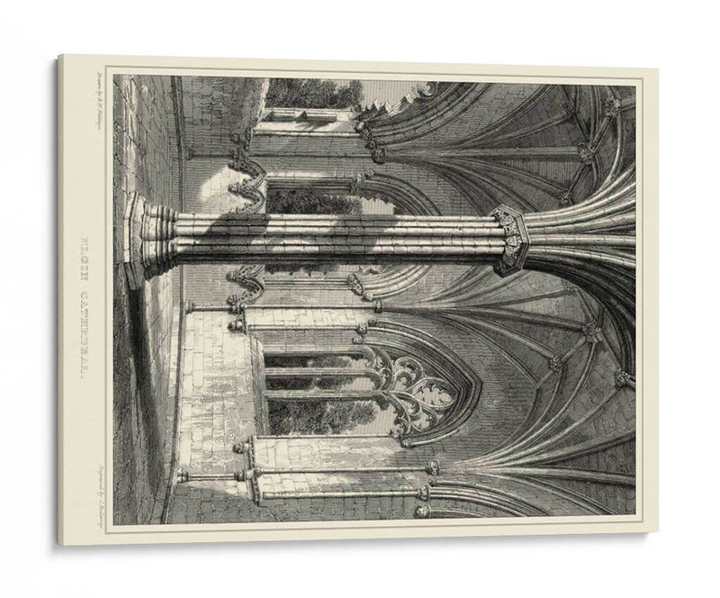 Detalle Gótico III - R. W. Billings | Cuadro decorativo de Canvas Lab