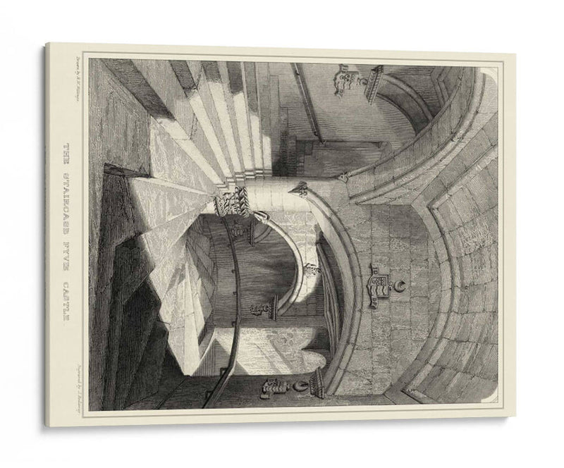 Detalle Gótico IV - R. W. Billings | Cuadro decorativo de Canvas Lab