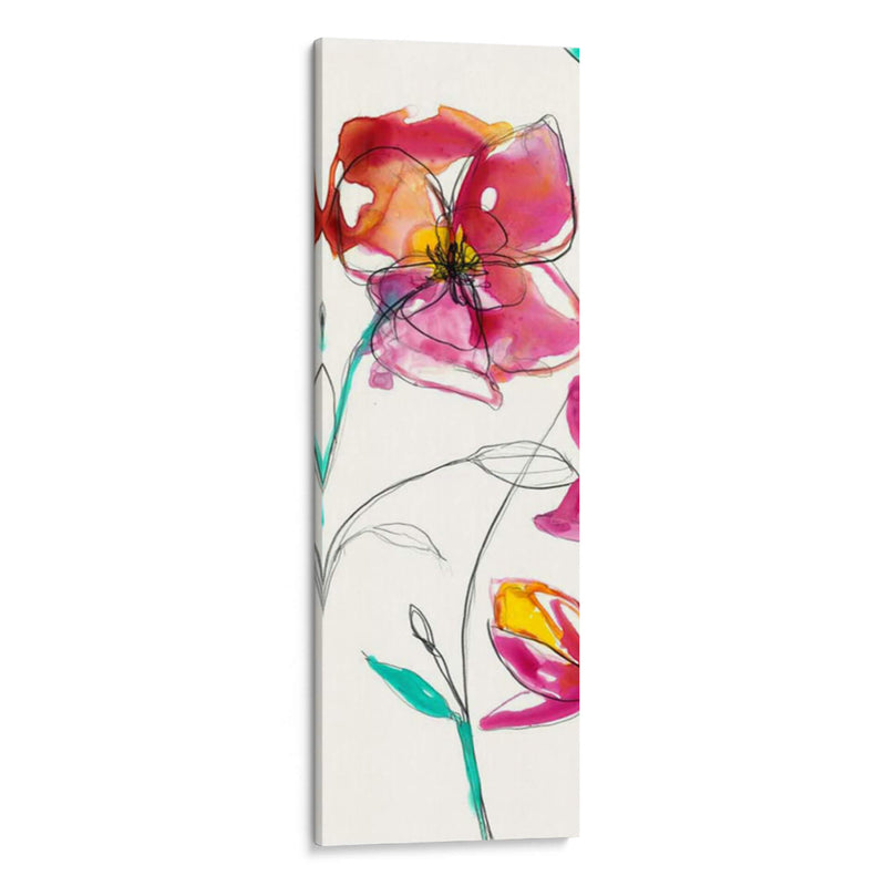 Entintado Floral I - Jennifer Goldberger | Cuadro decorativo de Canvas Lab